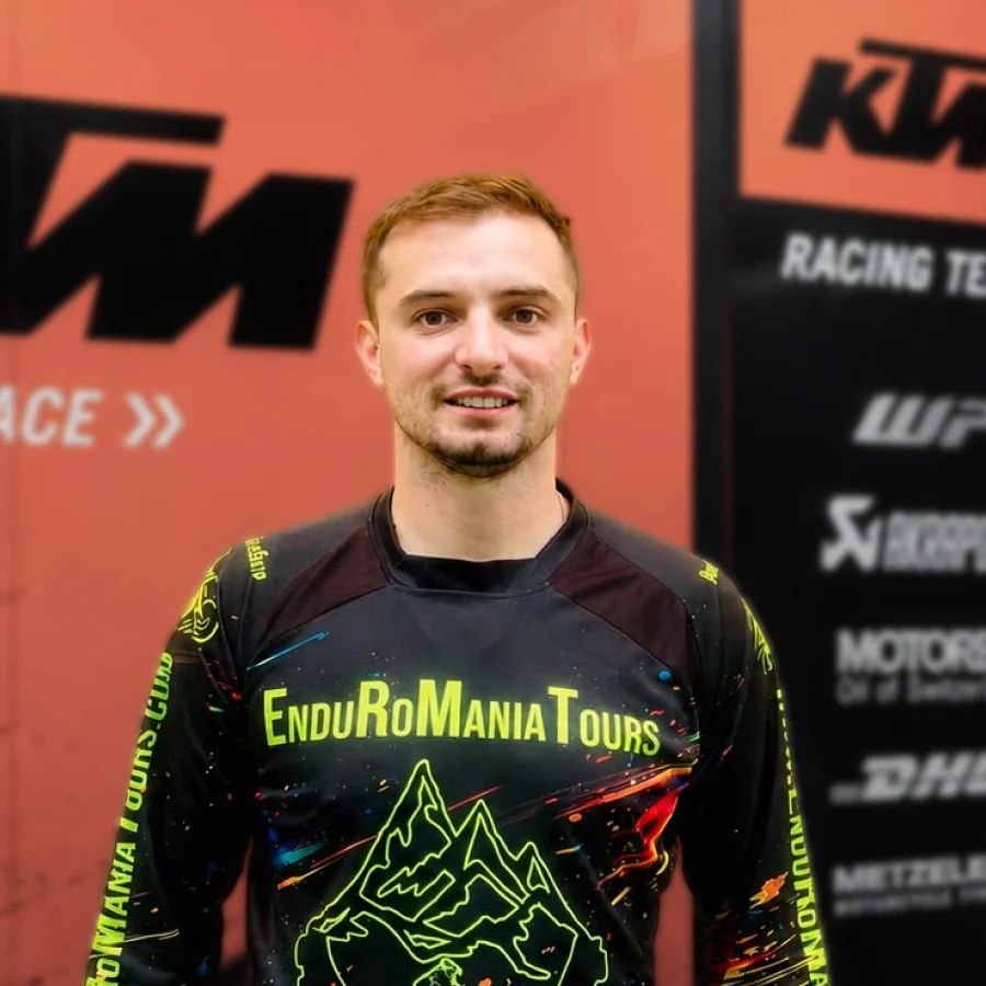 Bogdan, enduro guide at EnduRomania Tours